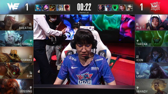 iG在英雄联盟S15总决赛入围赛中遗憾出局